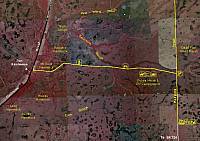 Color Infrared Aerial Map