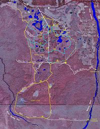 Color Infrared Aerial Map