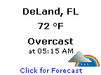 Click for Deland, Florida Forecast