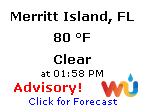 Click for Merritt Island, Florida Forecast